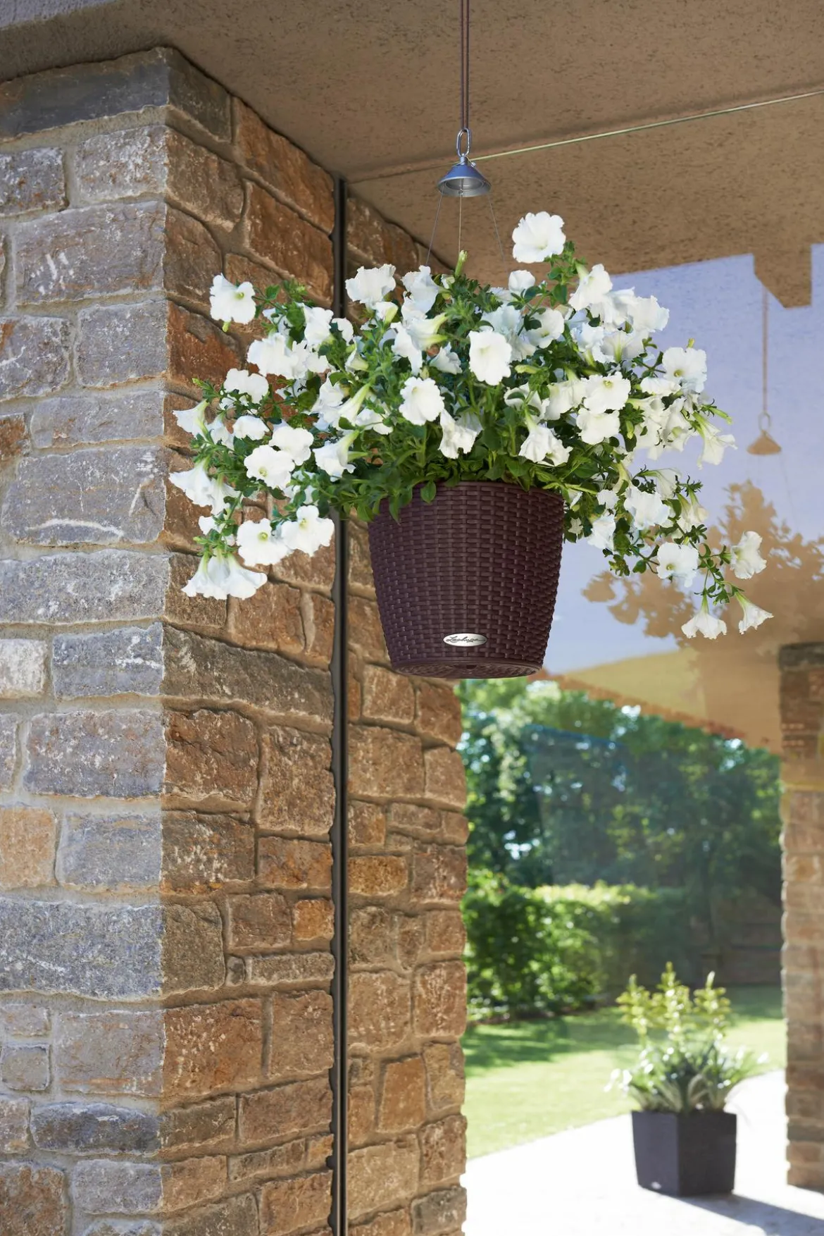 LECHUZA® Kunststoff-Hängeampel Nido Cottage