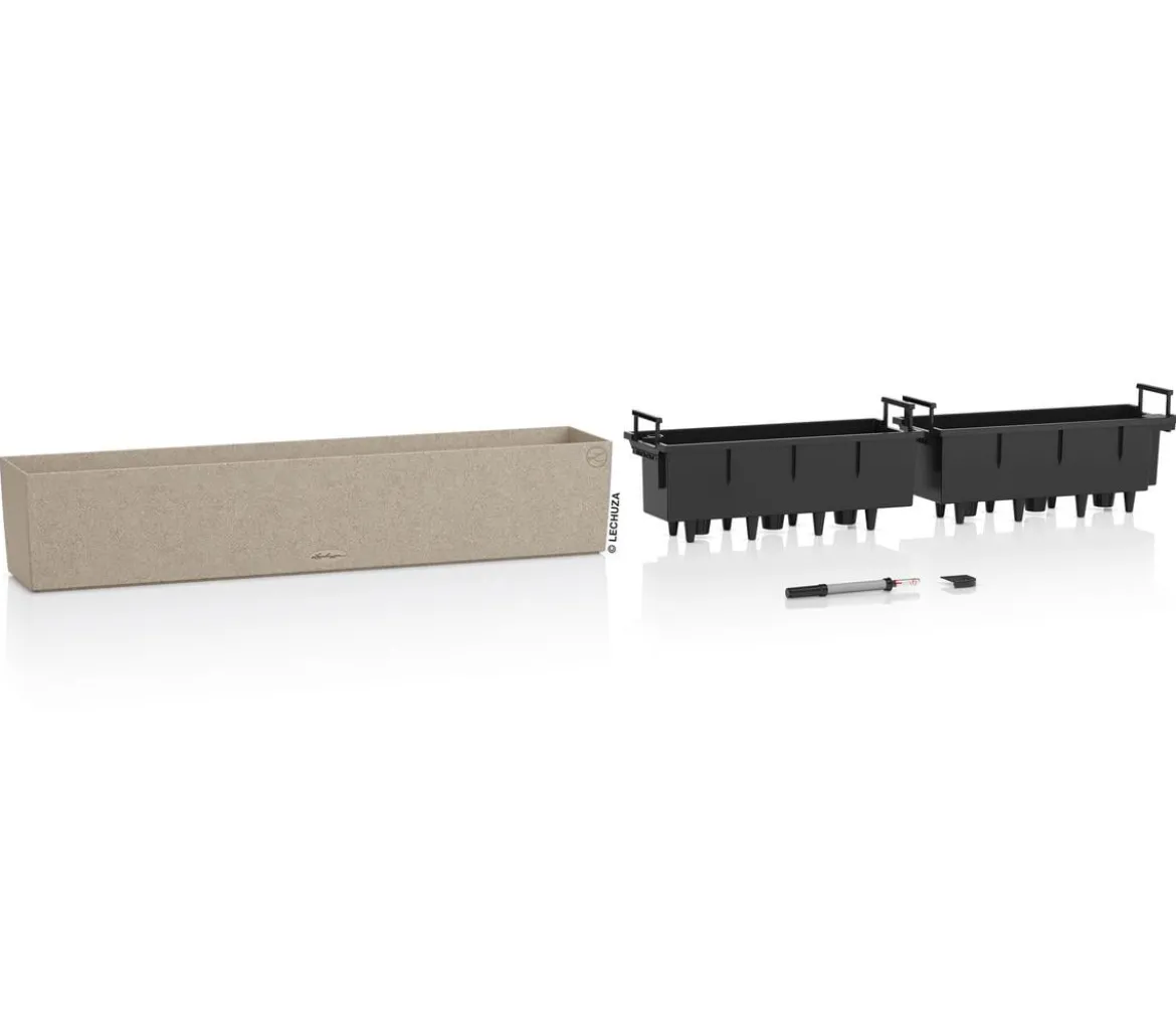 LECHUZA® Kunststoff-Kasten Balconera Stone, rechteckig