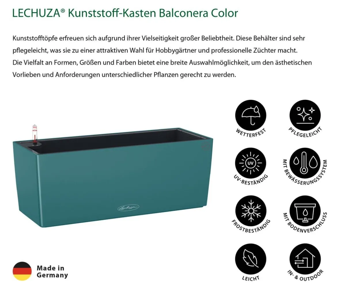 LECHUZA® Kunststoff-Kasten Balconera Color, rechteckig