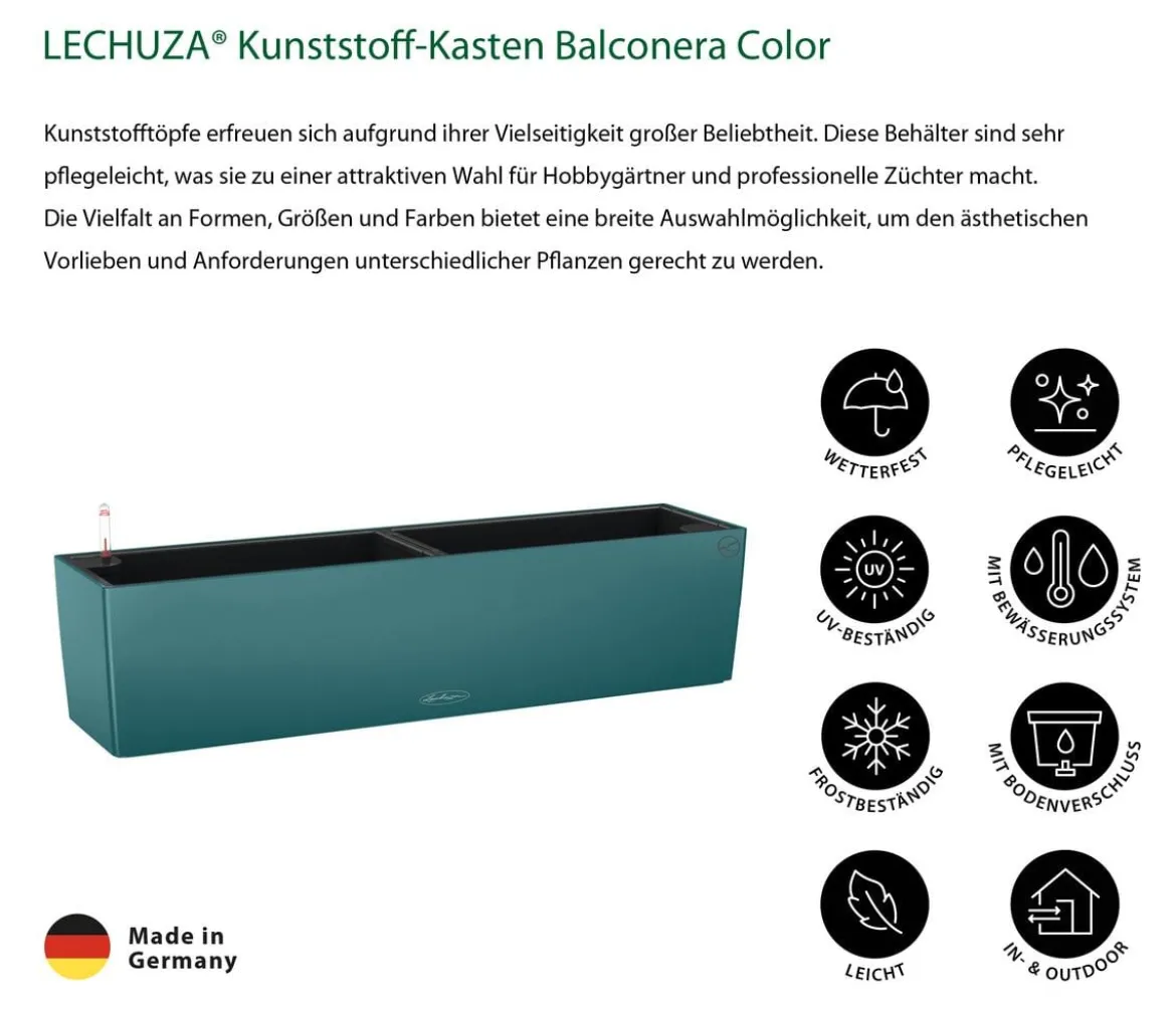 LECHUZA® Kunststoff-Kasten Balconera Color, rechteckig