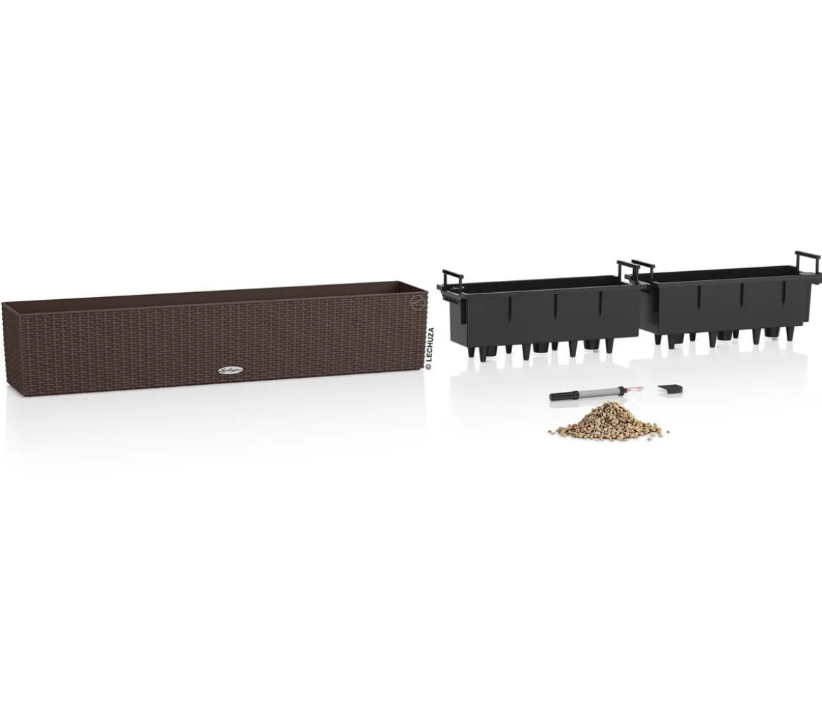 LECHUZA® Kunststoff-Kasten Balconera Cottage, rechteckig