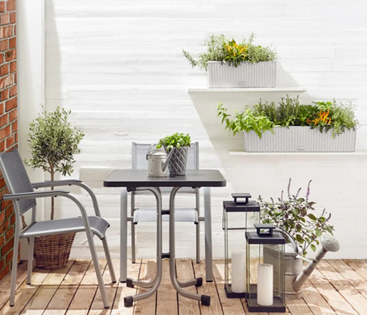LECHUZA® Kunststoff-Kasten Balconera Cottage, rechteckig