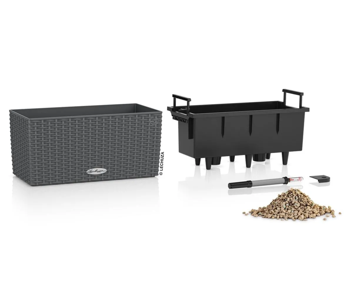 LECHUZA® Kunststoff-Kasten Balconera Cottage, rechteckig