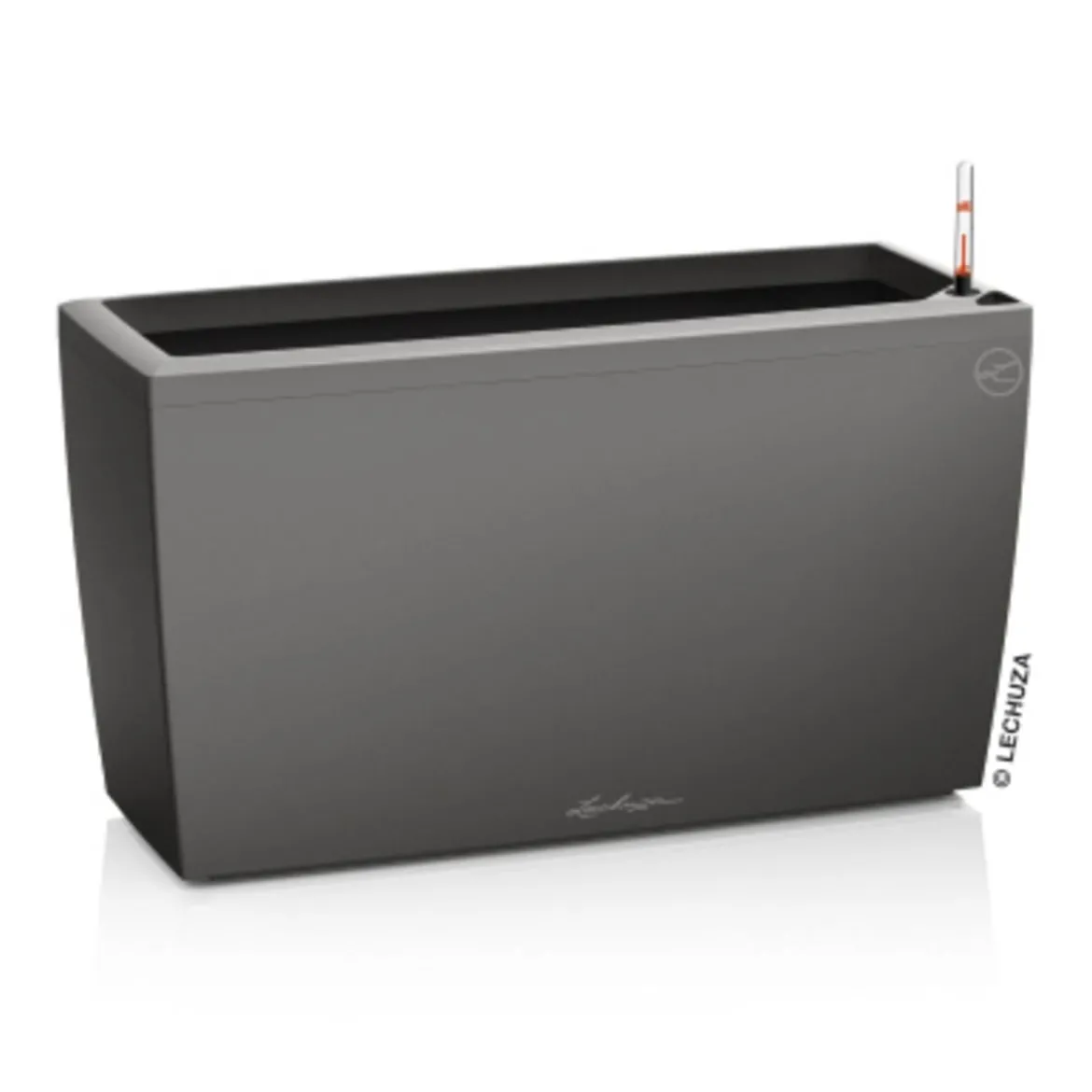 LECHUZA® Kunststoff-Kasten CARARO All-in-One-Set, rechteckig, ca. B75/H43/T30 cm