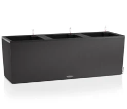 LECHUZA® Kunststoff-Kasten Trio Stone inkl. Pflanzeinsatz, rechteckig, ca. B132,5/H46,5/T44,5 cm