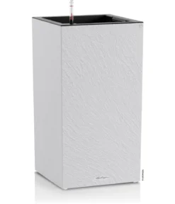 LECHUZA® Kunststoff-Topf Canto Slatestone inkl. Pflanzeinsatz, rechteckig