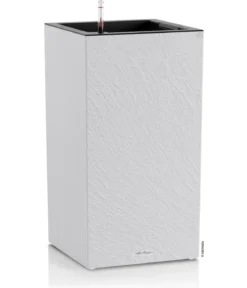 LECHUZA® Kunststoff-Topf Canto Slatestone inkl. Pflanzeinsatz, rechteckig