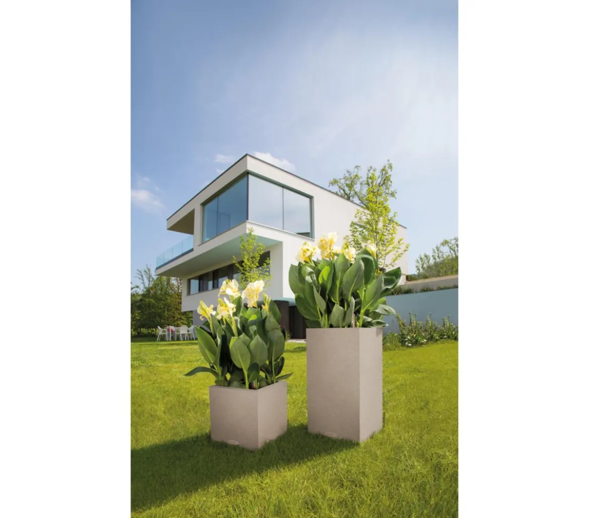 LECHUZA® Kunststoff-Topf Canto Stone, quadratisch