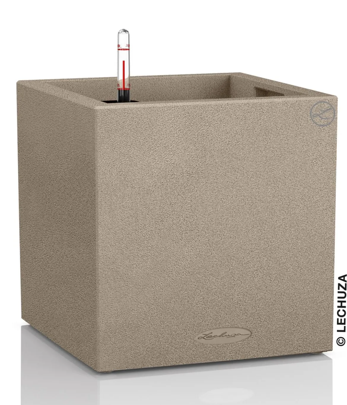 LECHUZA® Kunststoff-Topf Canto Stone, quadratisch