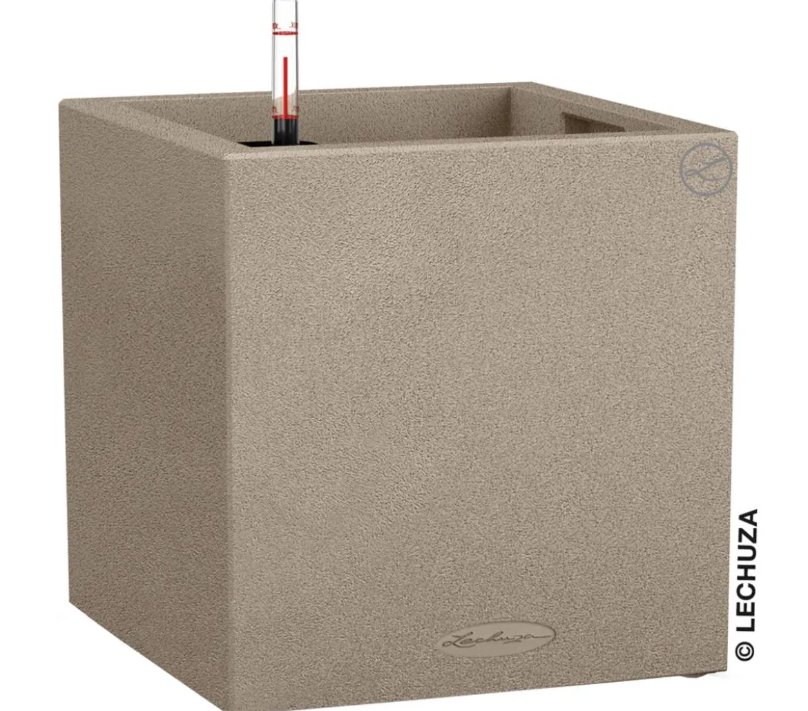 LECHUZA® Kunststoff-Topf Canto Stone, quadratisch