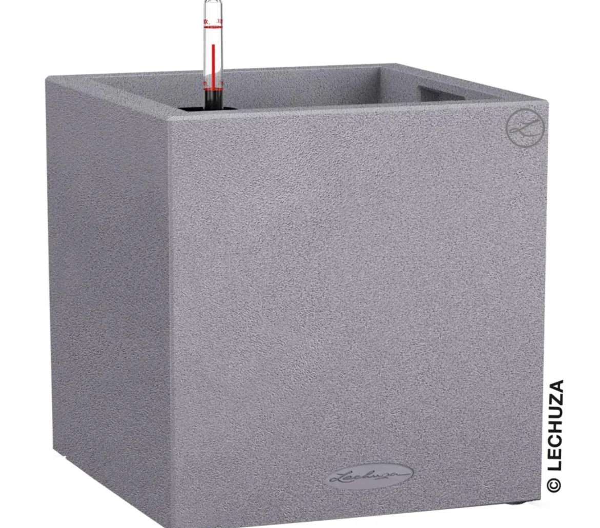 LECHUZA® Kunststoff-Topf Canto Stone, quadratisch