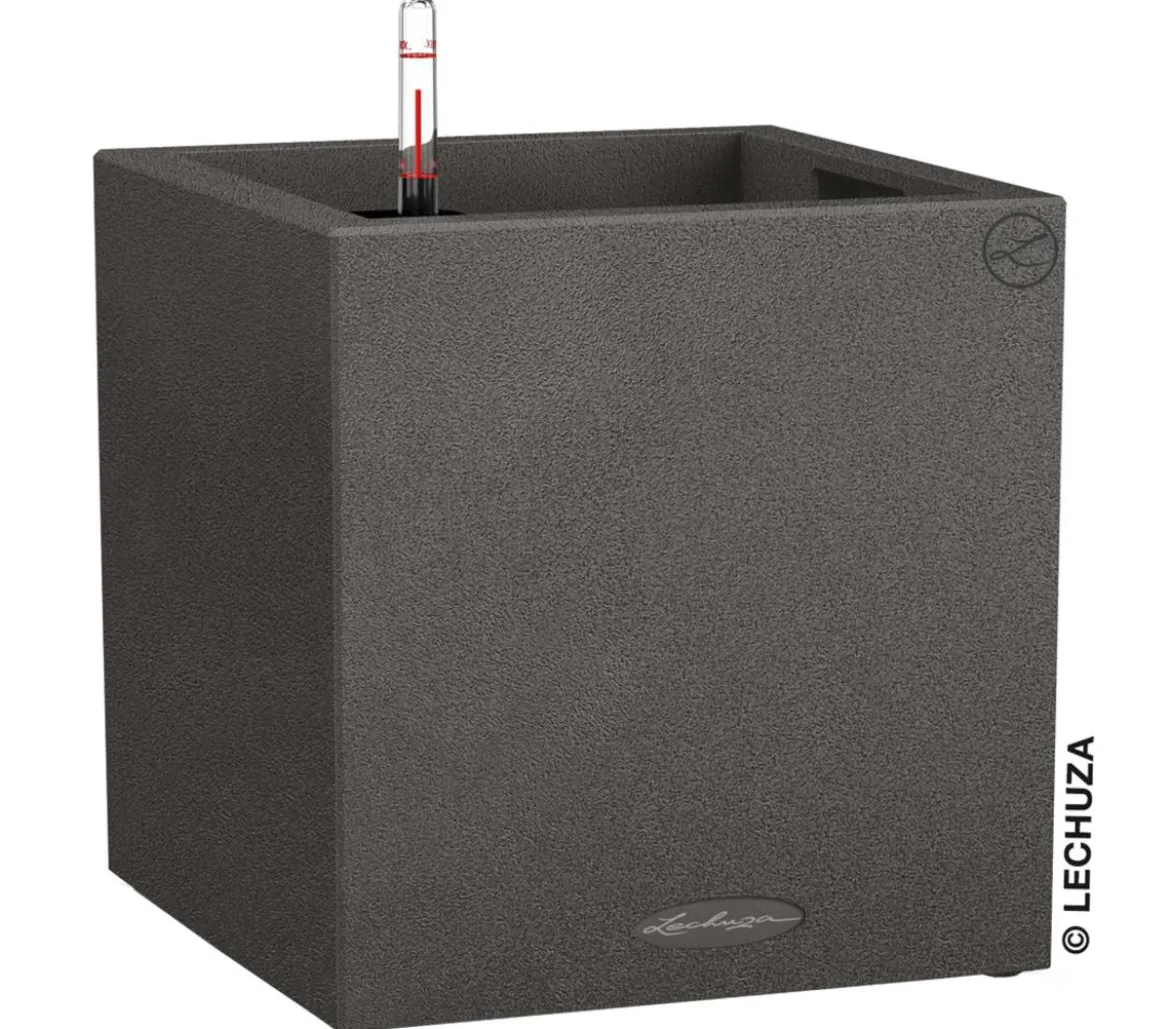 LECHUZA® Kunststoff-Topf Canto Stone, quadratisch