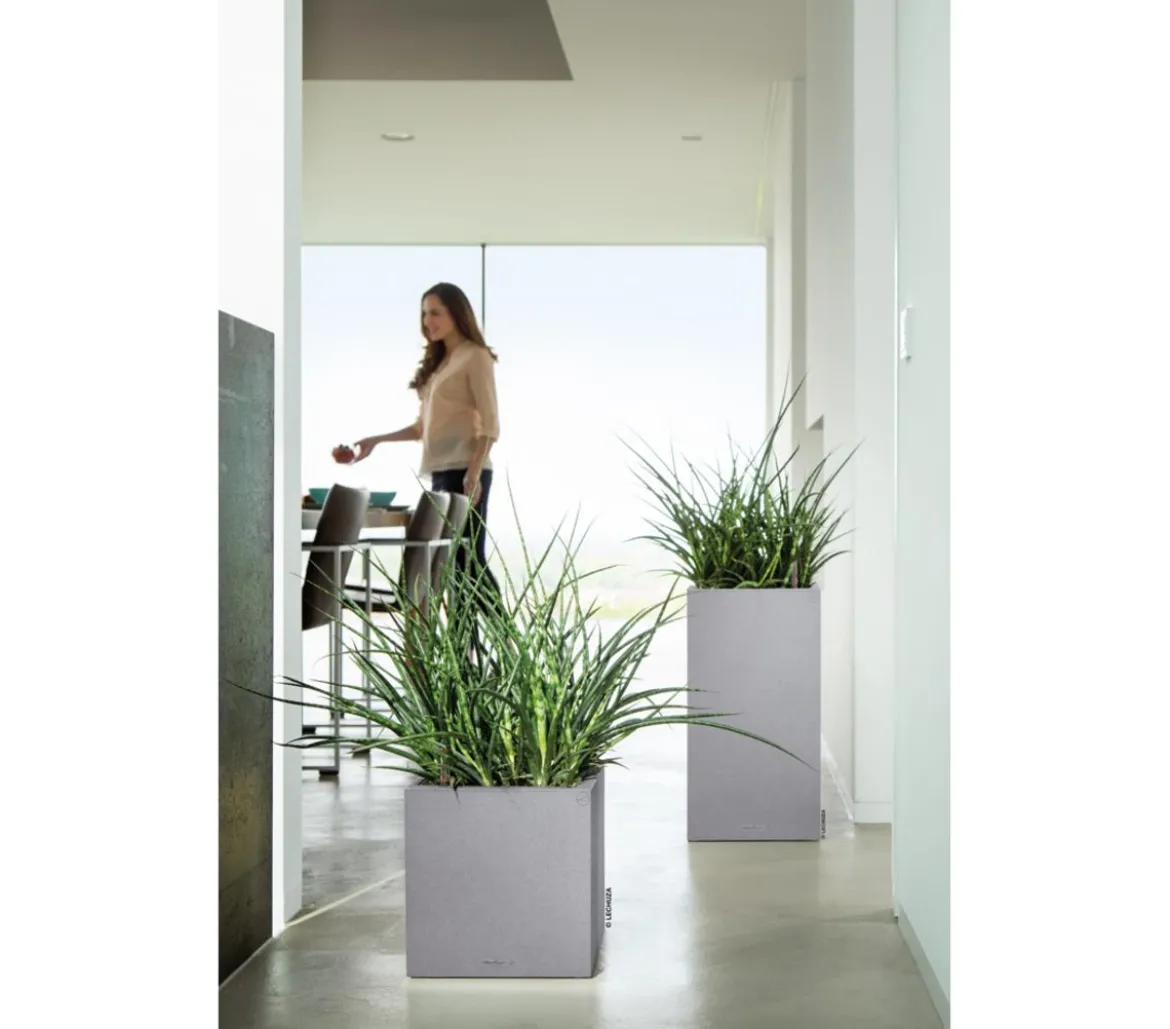LECHUZA® Kunststoff-Topf Canto Stone, quadratisch