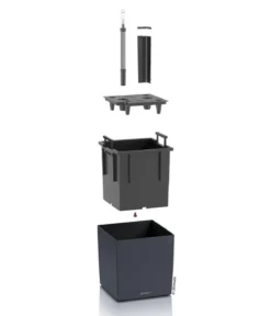 LECHUZA® Kunststoff-Topf Cube, rechteckig