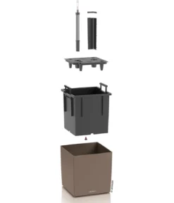 LECHUZA® Kunststoff-Topf Cube, rechteckig