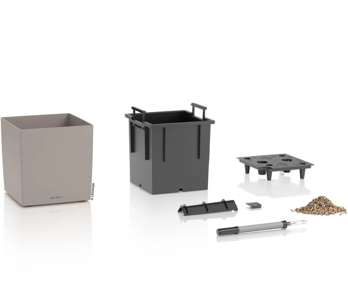 LECHUZA® Kunststoff-Topf Cube, rechteckig