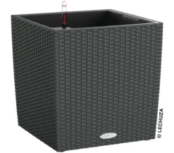 LECHUZA® Kunststoff-Topf Cube Cottage, quadratisch