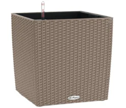 LECHUZA® Kunststoff-Topf Cube Cottage, quadratisch