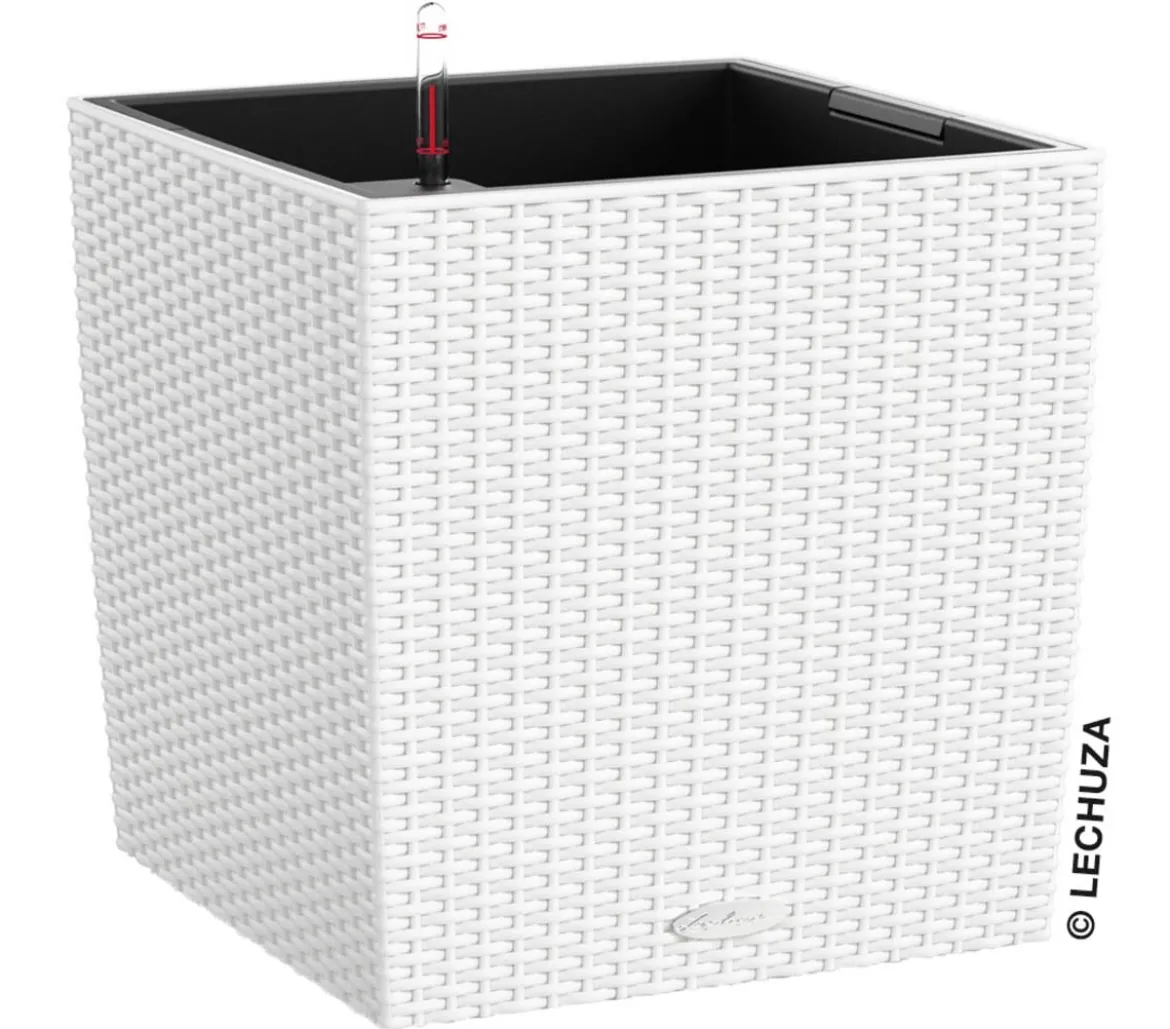 LECHUZA® Kunststoff-Topf Cube Cottage, quadratisch