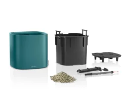 LECHUZA® Kunststoff-Topf PILA Color Planter, quadratisch, ca. B35/H33/T35 cm