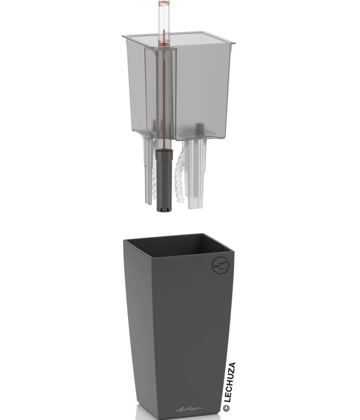 LECHUZA® MAXI/MINI-CUBI, All-in-One-Set, matt