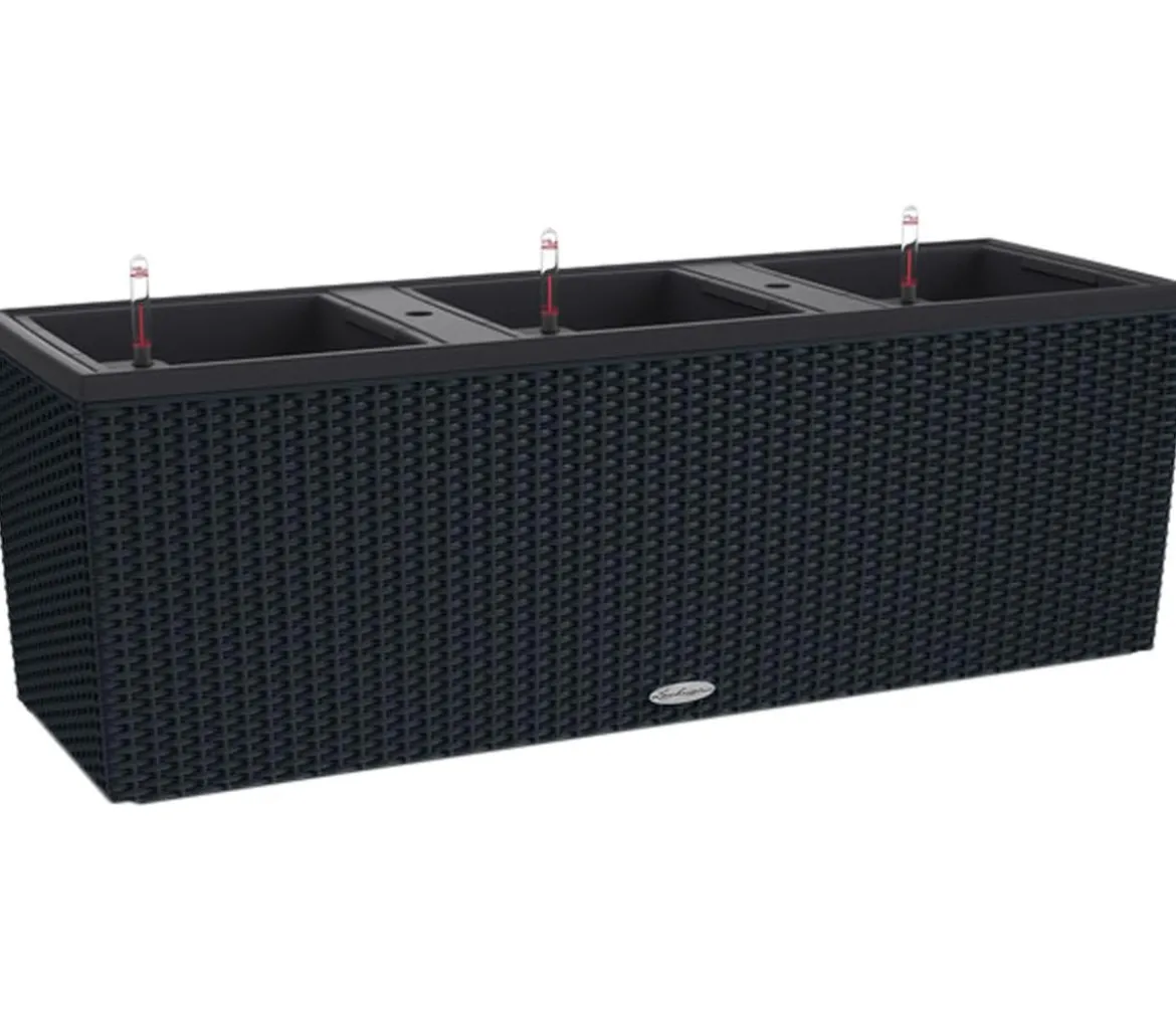 LECHUZA® Polyrattan-Kasten Trio Cottage, rechteckig