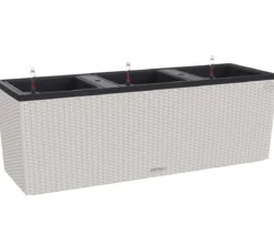 LECHUZA® Polyrattan-Kasten Trio Cottage, rechteckig