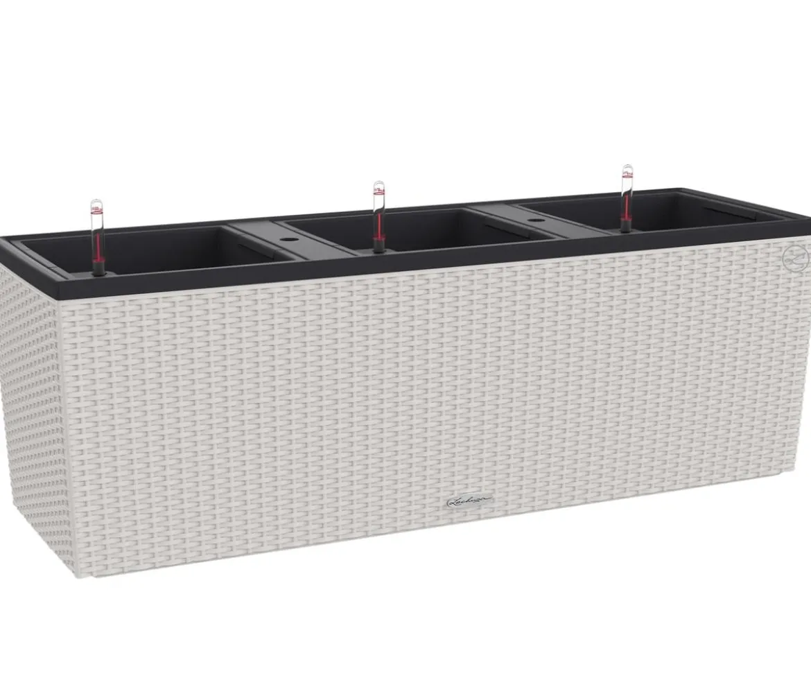 LECHUZA® Polyrattan-Kasten Trio Cottage, rechteckig