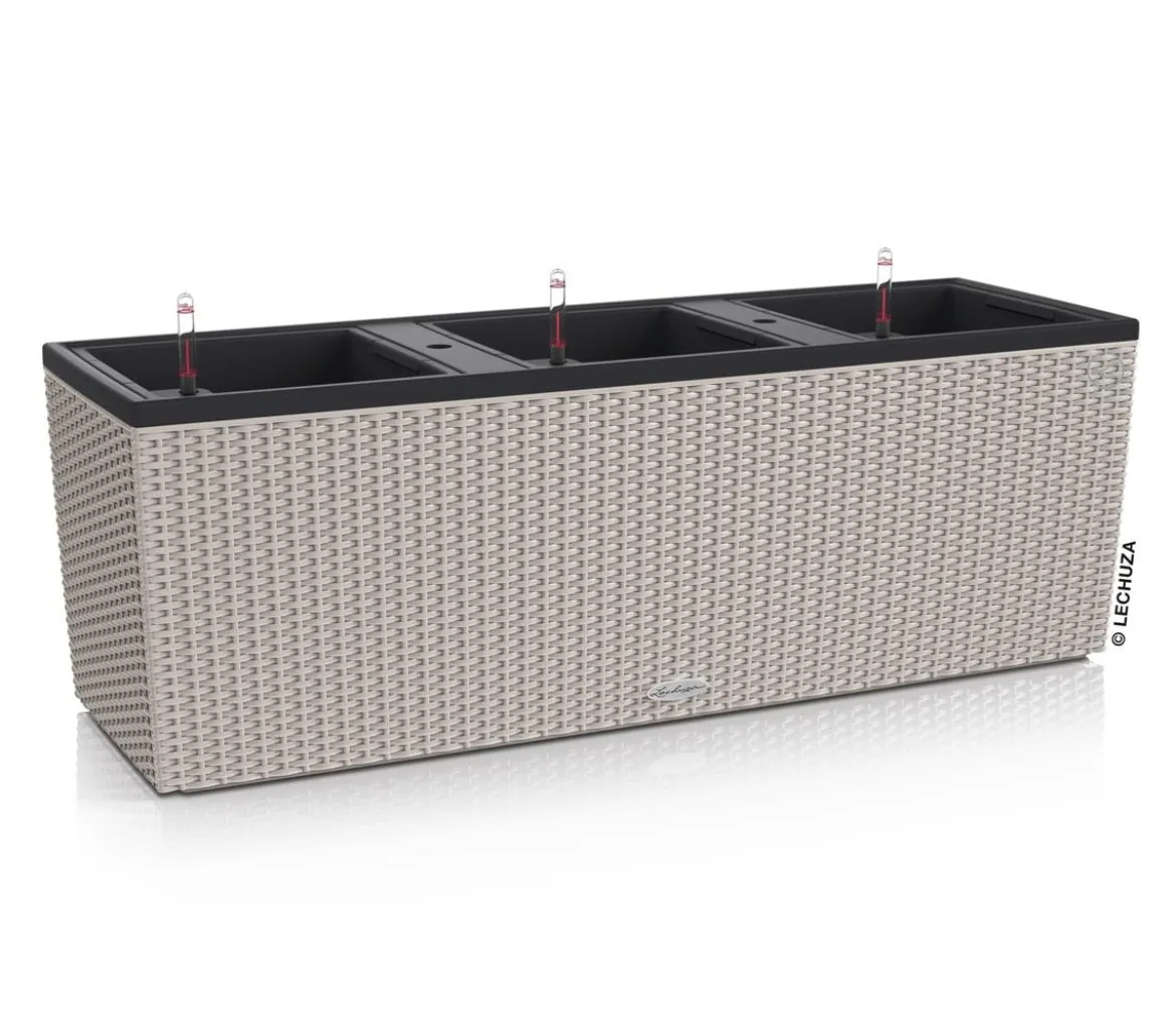 LECHUZA® Polyrattan-Kasten Trio Cottage, rechteckig
