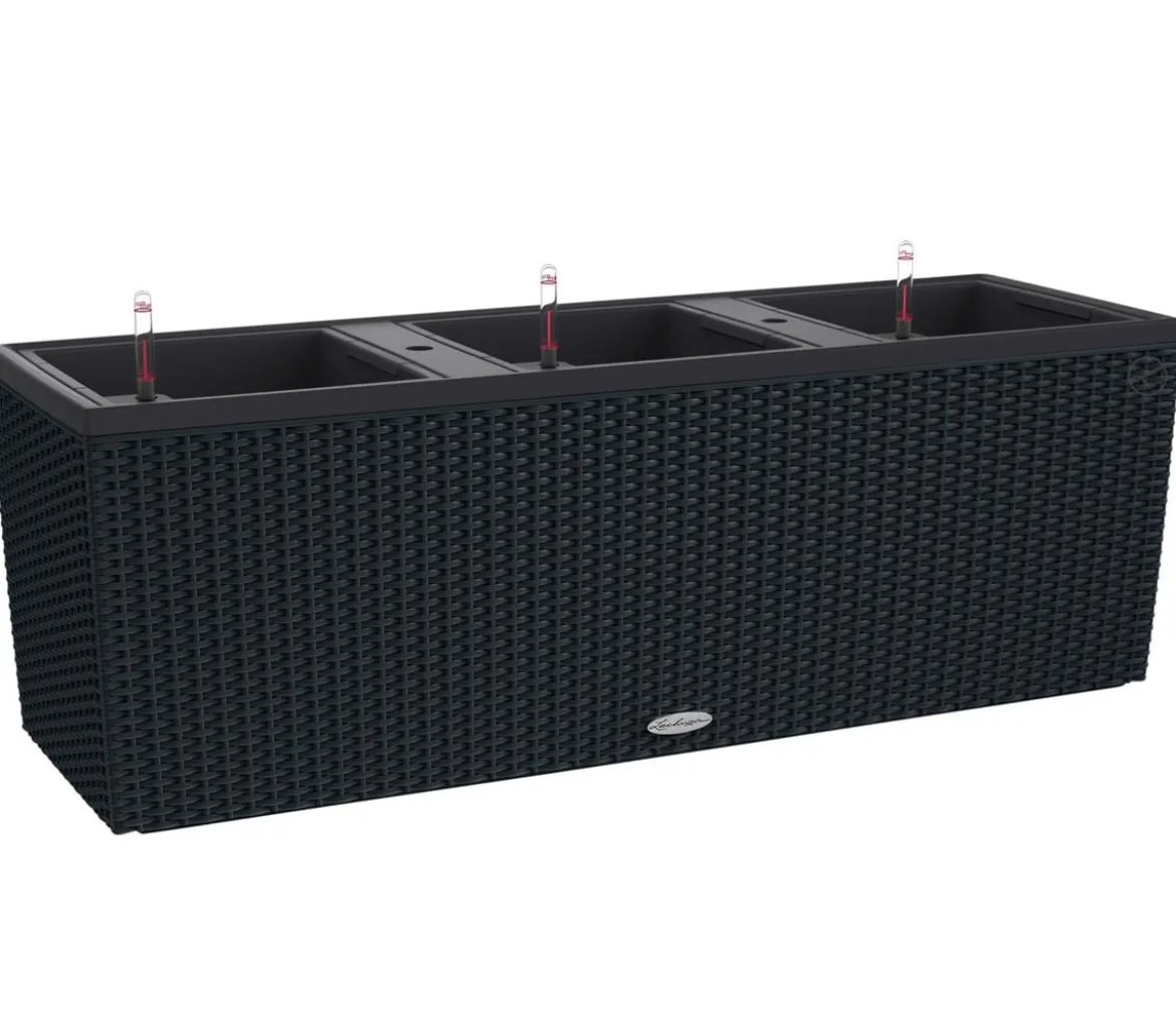 LECHUZA® Polyrattan-Kasten Trio Cottage, rechteckig