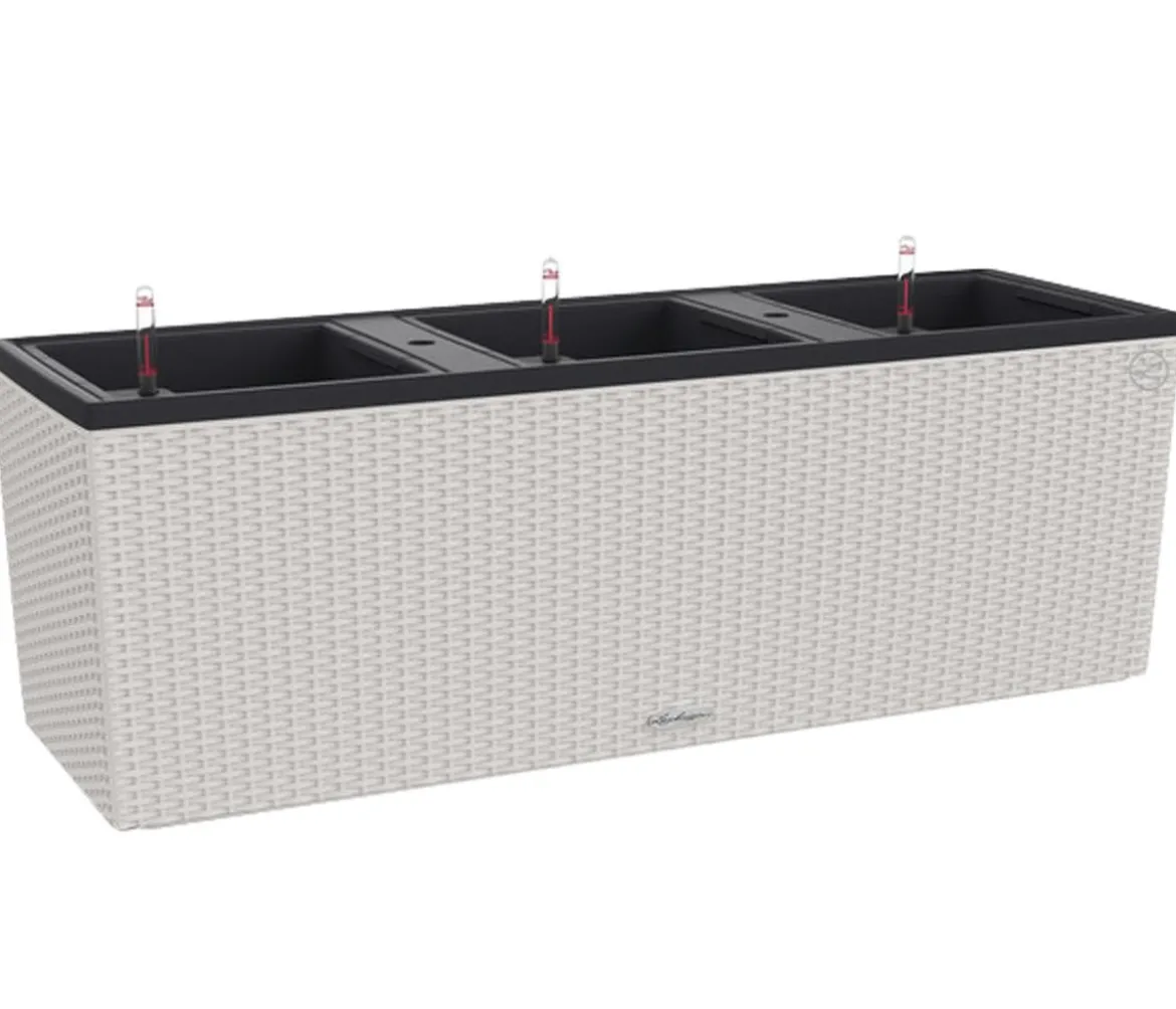 LECHUZA® Polyrattan-Kasten Trio Cottage, rechteckig