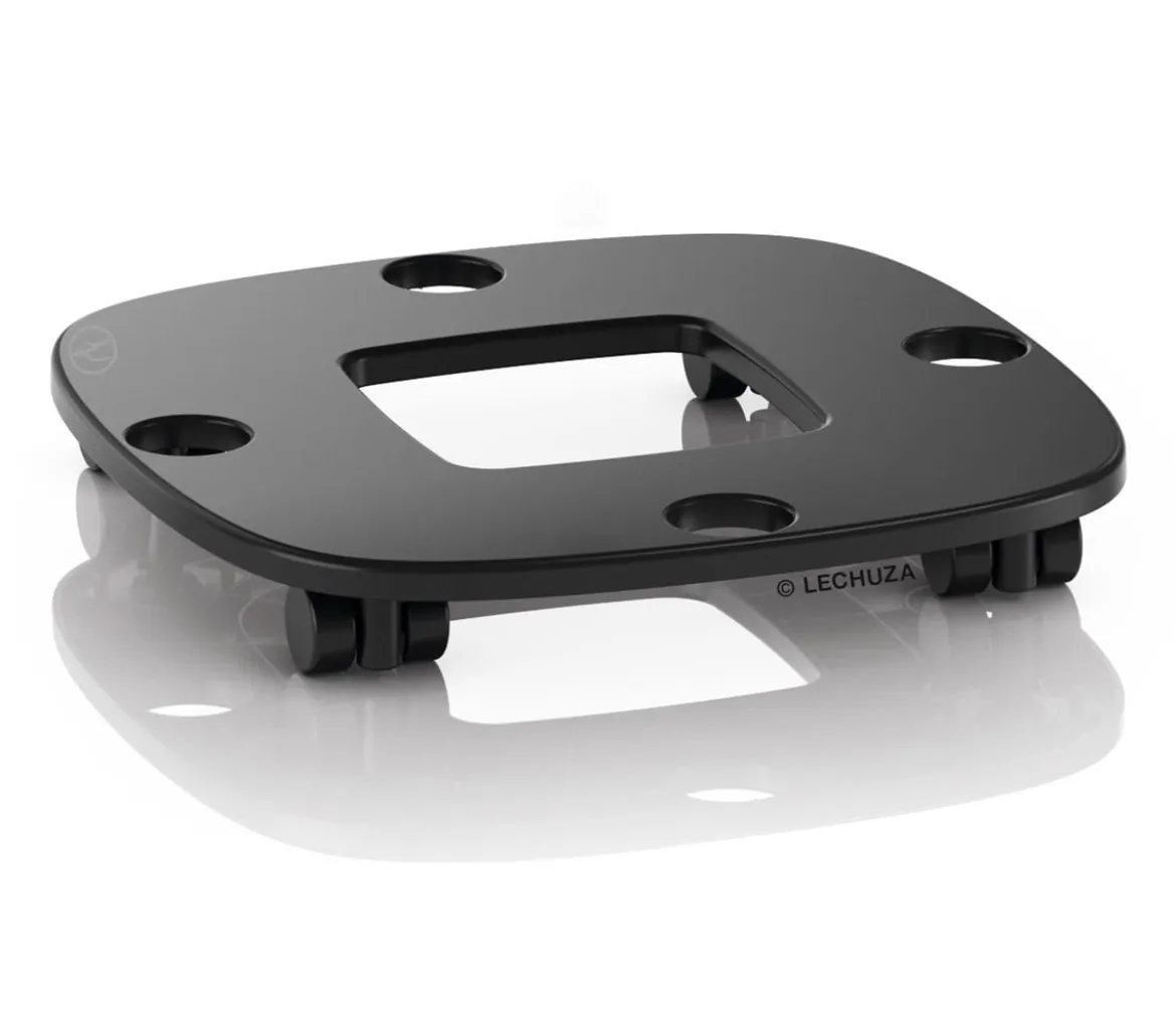 LECHUZA® Rolluntersetzer PILA Coaster, quadratisch, ca. B31/H4,5/T31 cm