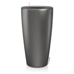 LECHUZA® Rondo hochglanz All-in-One-Set, schwarz, 15749
