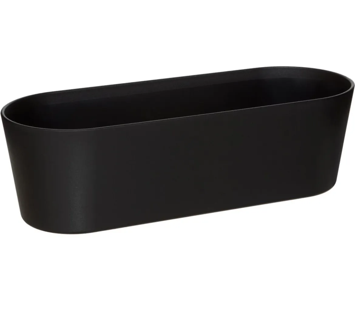 LENI Kunststoff-Jardiniere Flori, oval, ca. B36/H11/T14 cm