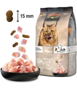Leonardo Trockenfutter für Katzen Adult Getreidefrei Maxi, Geflügel