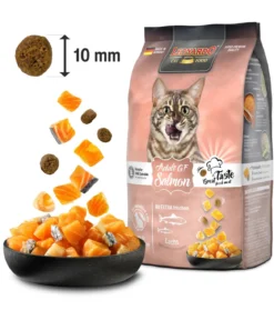 Leonardo Trockenfutter für Katzen Adult Getreidefrei Salmon, Lachs
