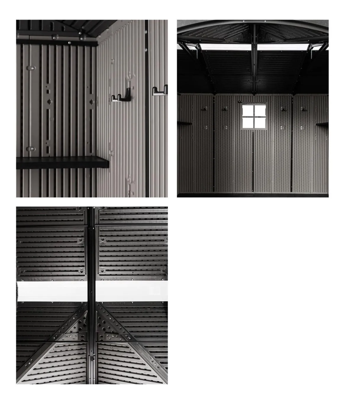 Lifetime Gerätehaus Ohio, ca. B283,5/H265/T214,1 cm