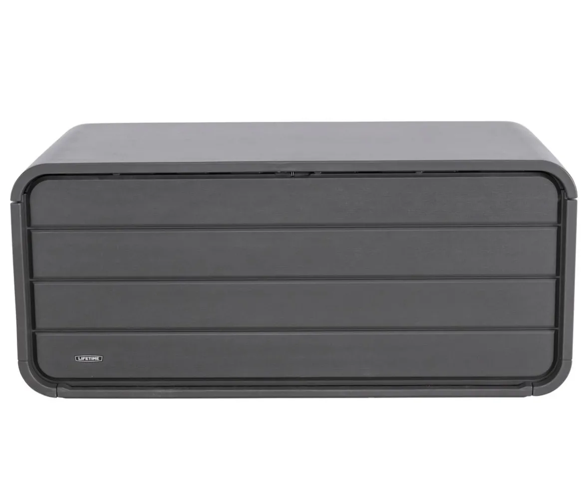 Lifetime Kunststoff-Gartenbox Space L, 515 Liter, ca. B147,1/H64,5/T72 cm