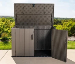 Lifetime Kunststoff-Mülltonnenbox, ca. B191/H132/T108 cm