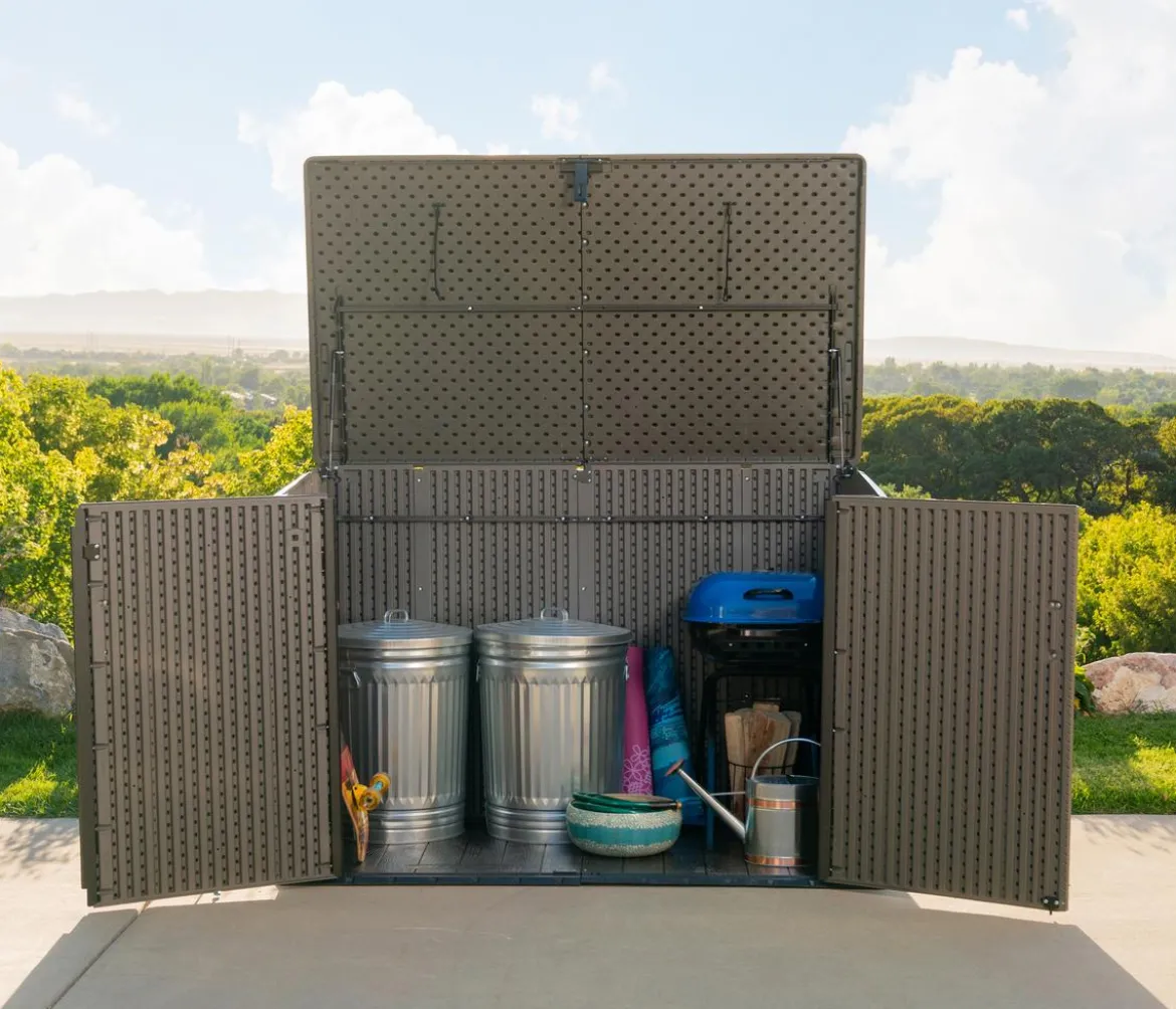 Lifetime Kunststoff-Mülltonnenbox, ca. B191/H132/T108 cm