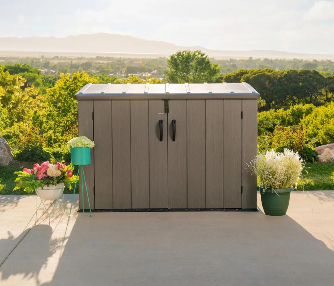 Lifetime Kunststoff-Mülltonnenbox, ca. B191/H132/T108 cm
