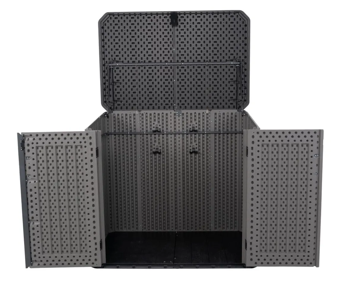 Lifetime Mülltonnenverkleidung Phil 2er Box, ca. B146/H128/T94 cm