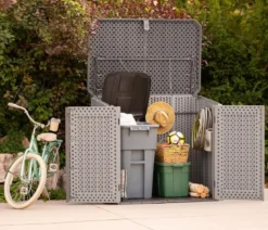 Lifetime Mülltonnenverkleidung Phil 2er Box, ca. B146/H128/T94 cm