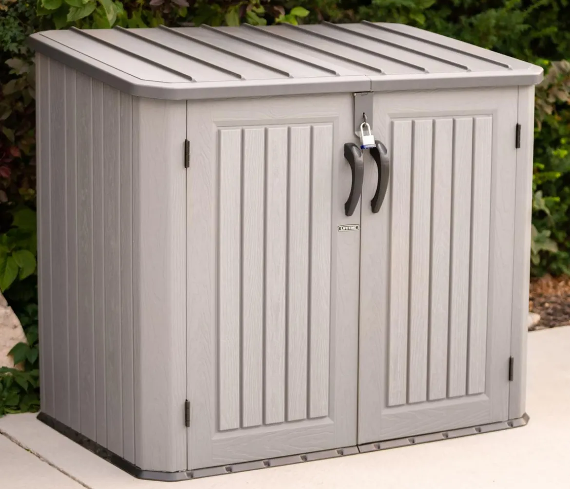 Lifetime Mülltonnenverkleidung Phil 2er Box, ca. B146/H128/T94 cm