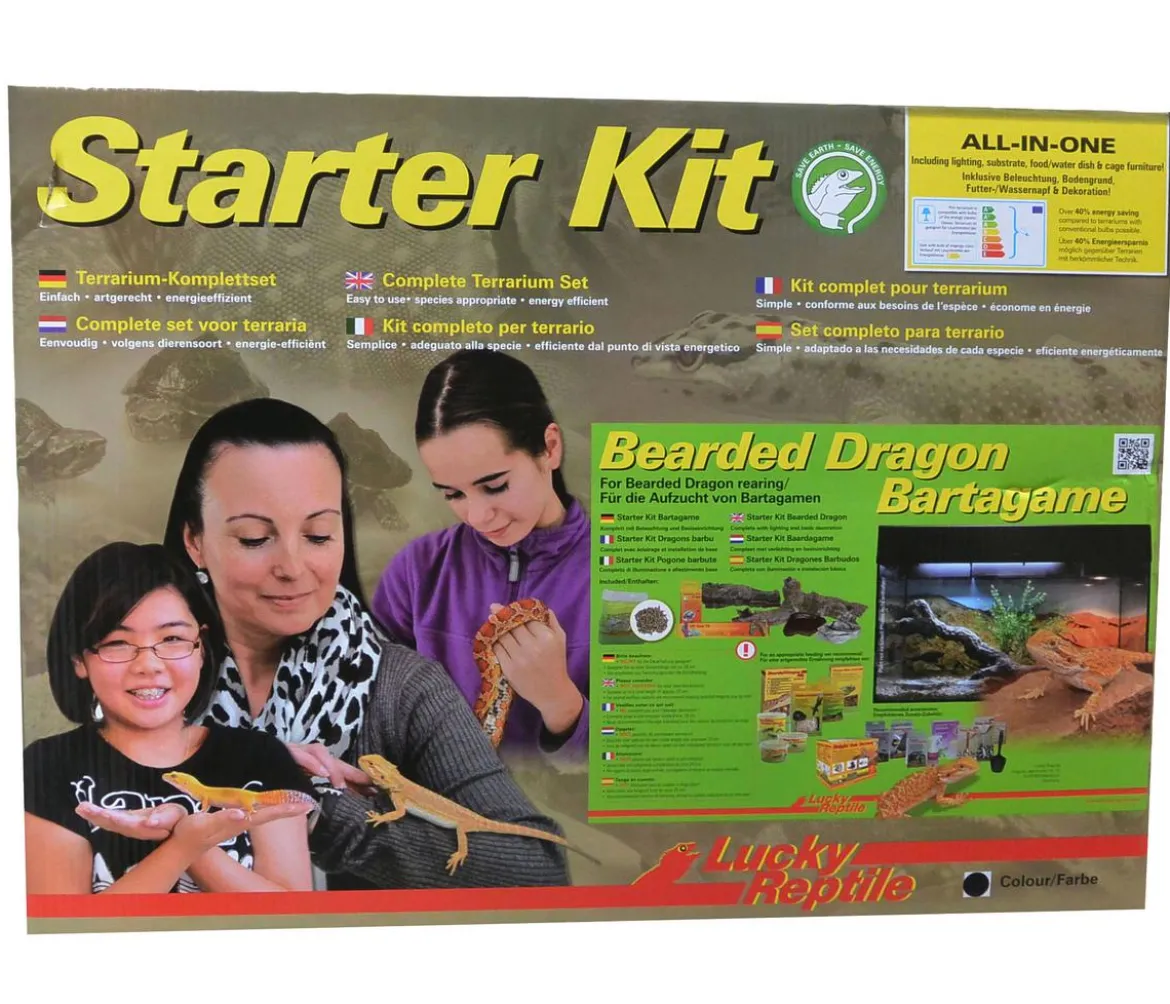 Lucky Reptile Starter Kit Komplettset Bartagame, ca. B80/H52/T40 cm