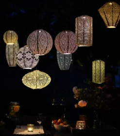 Lumiz Solar-Lampion Round Marrakesh, ca. Ø30/H29 cm