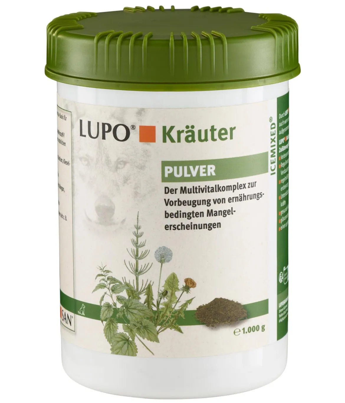 LUPOSAN Ergänzungsfutter für Hunde LUPO Kräuter Pulver