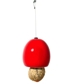 LUXUS-VOGELHAUS Meisenknödelhalter 6er-Set, rot/grün/blau, ca. Ø9,5/H9,5 cm
