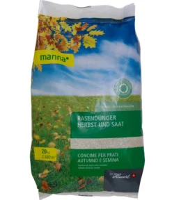 Manna Rasendünger Herbst und Saat, 20 kg