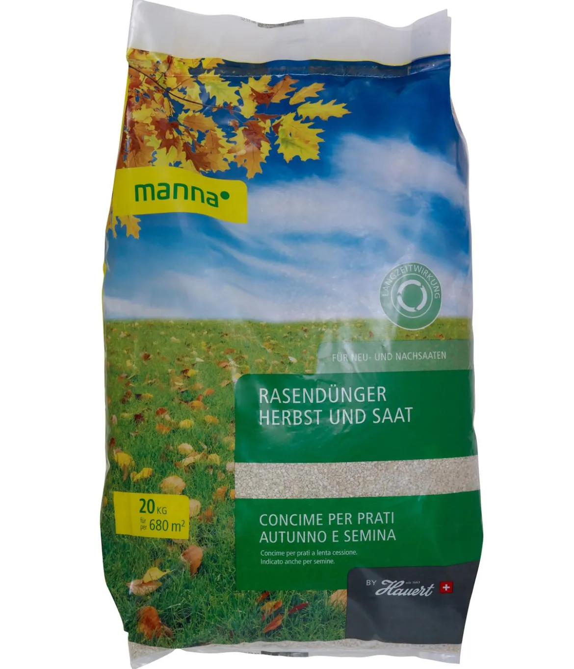 Manna Rasendünger Herbst und Saat, 20 kg